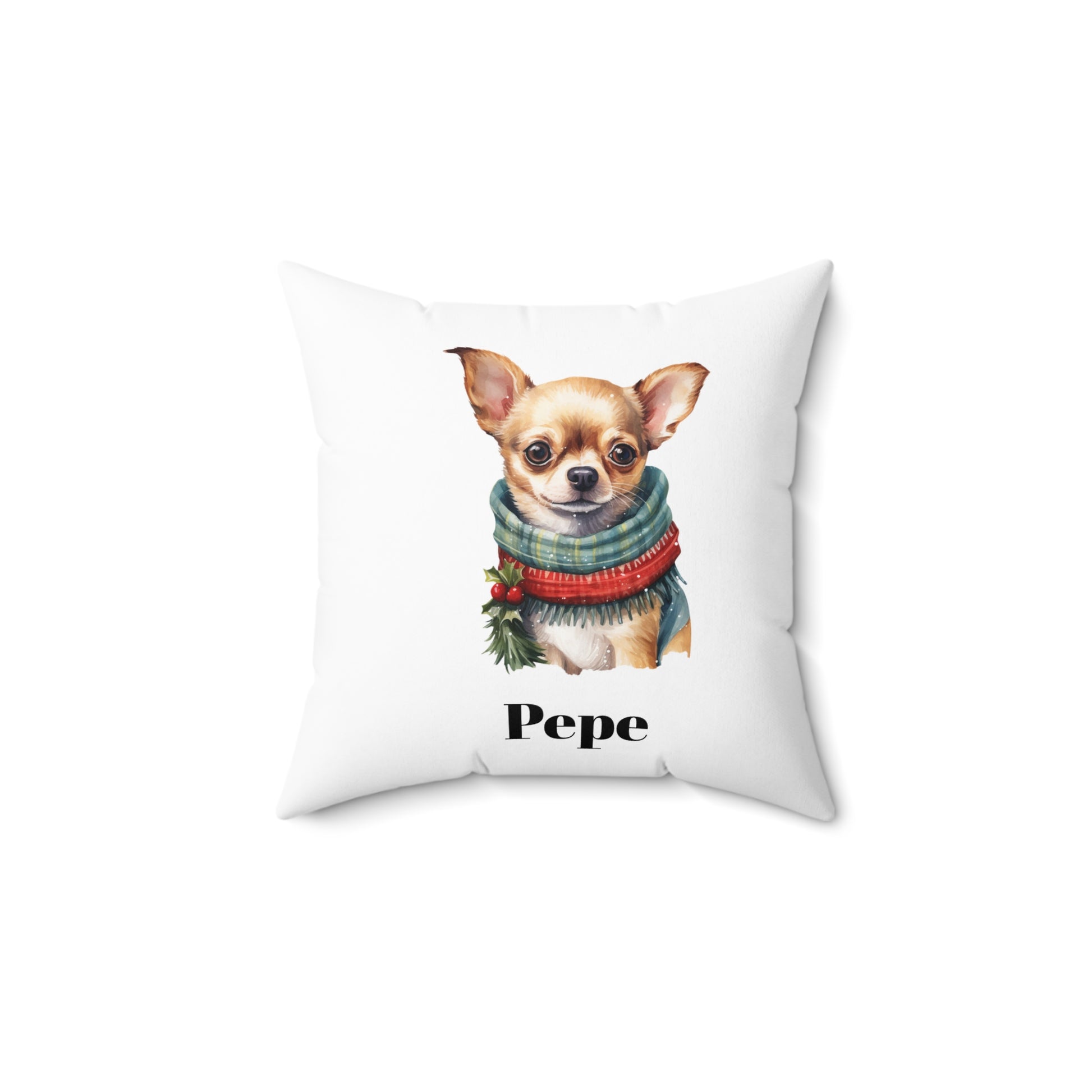 Chihuahua Dog Pillow, Personalization Available Pet Lover Gift