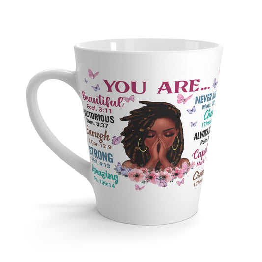 Black Girl Inspirational Latte Mug, Mother's Day Gift IDea