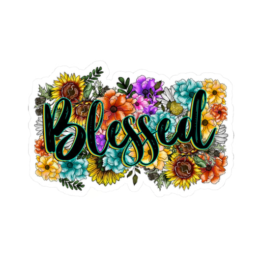 Colorful Blessed Sticker