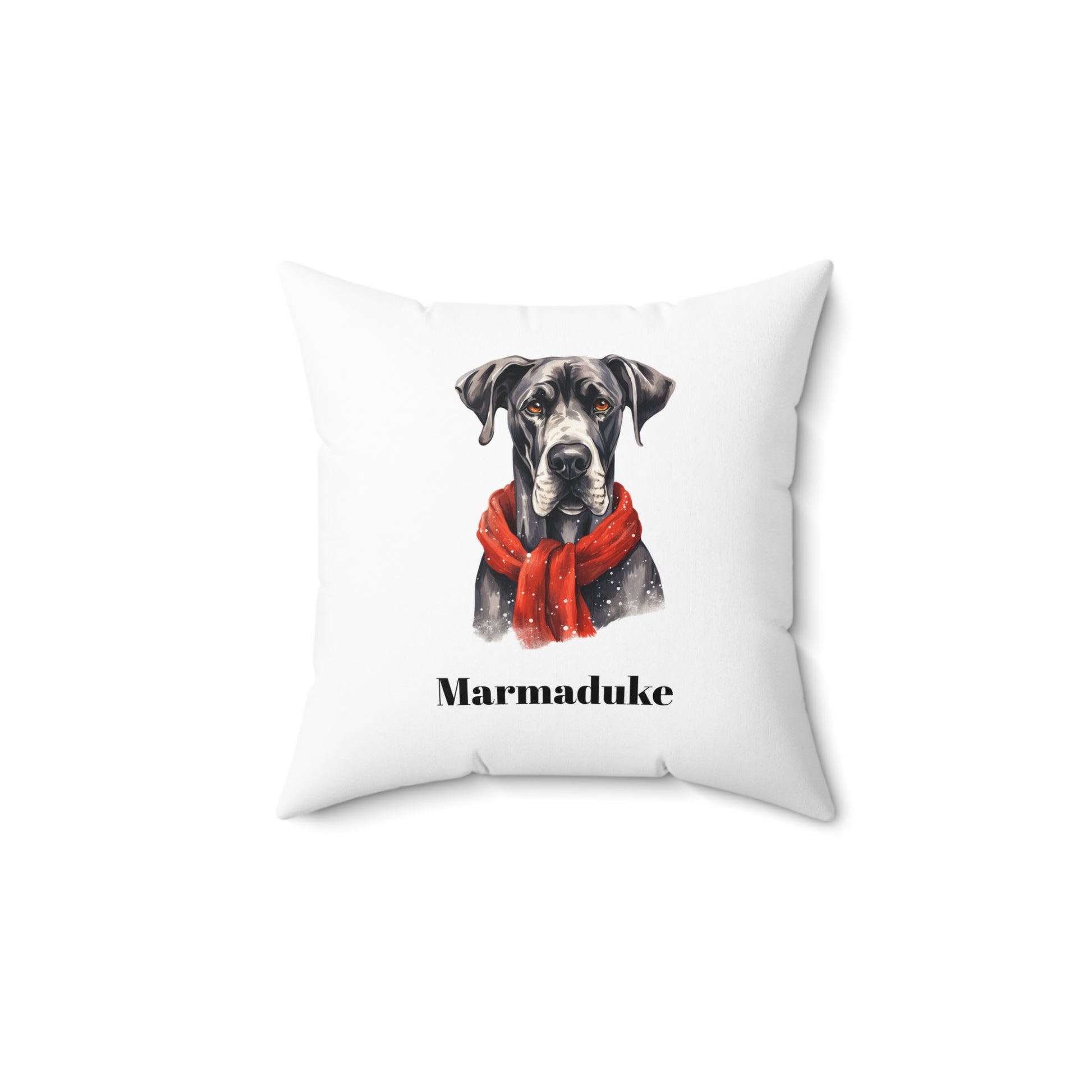 Dog Pillow, Personalization Available Great Dane Pet Lover Gift, Home Decor, Dog-Themed Accent, Dog Owner Gift, Holiday Gift