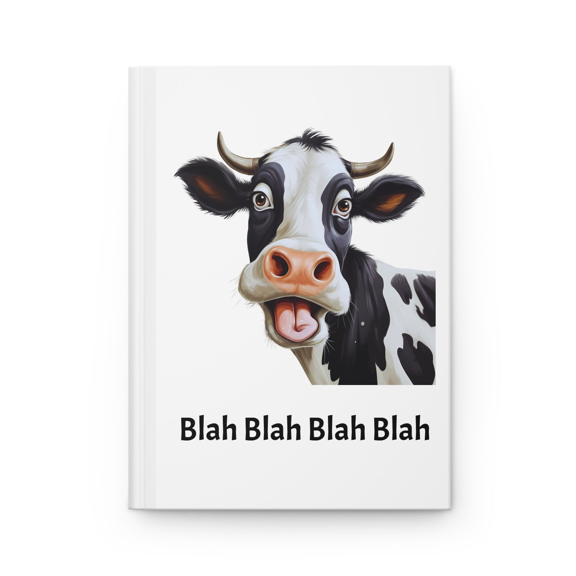 Playful Cow Hardcover Journal - Perfect for Note-Taking, Gifts, School, Journaling, Cow Lovers, Fun Quotes