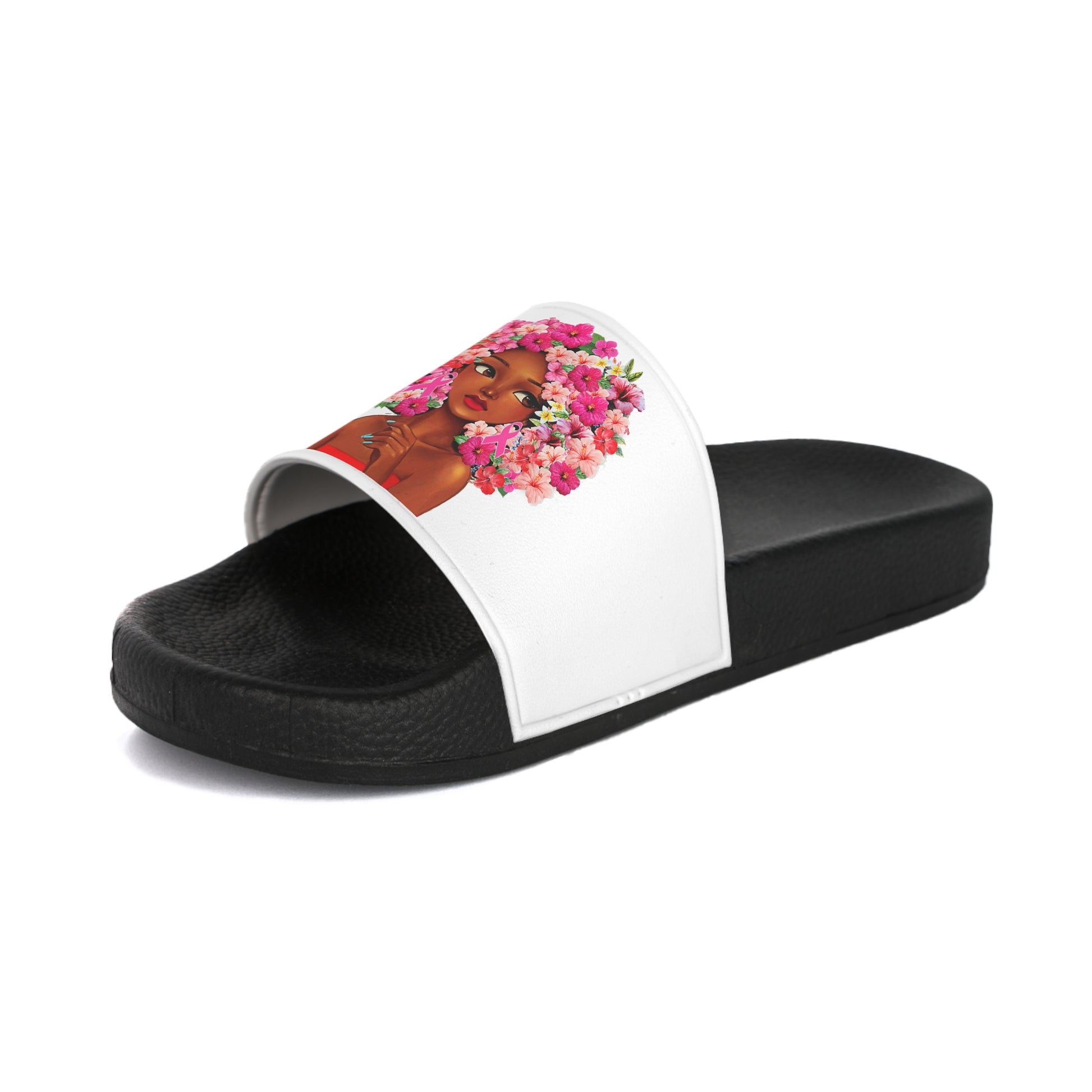 African American Summer Slide Sandals, Women's Beach Sandals