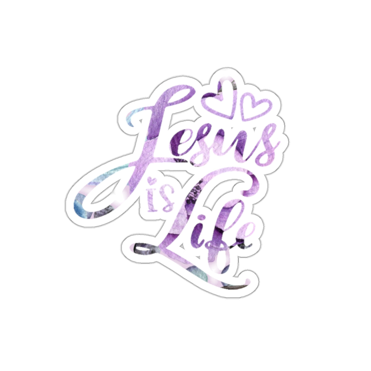 Jesus is Life Kiss-Cut Stickers Two for One Price