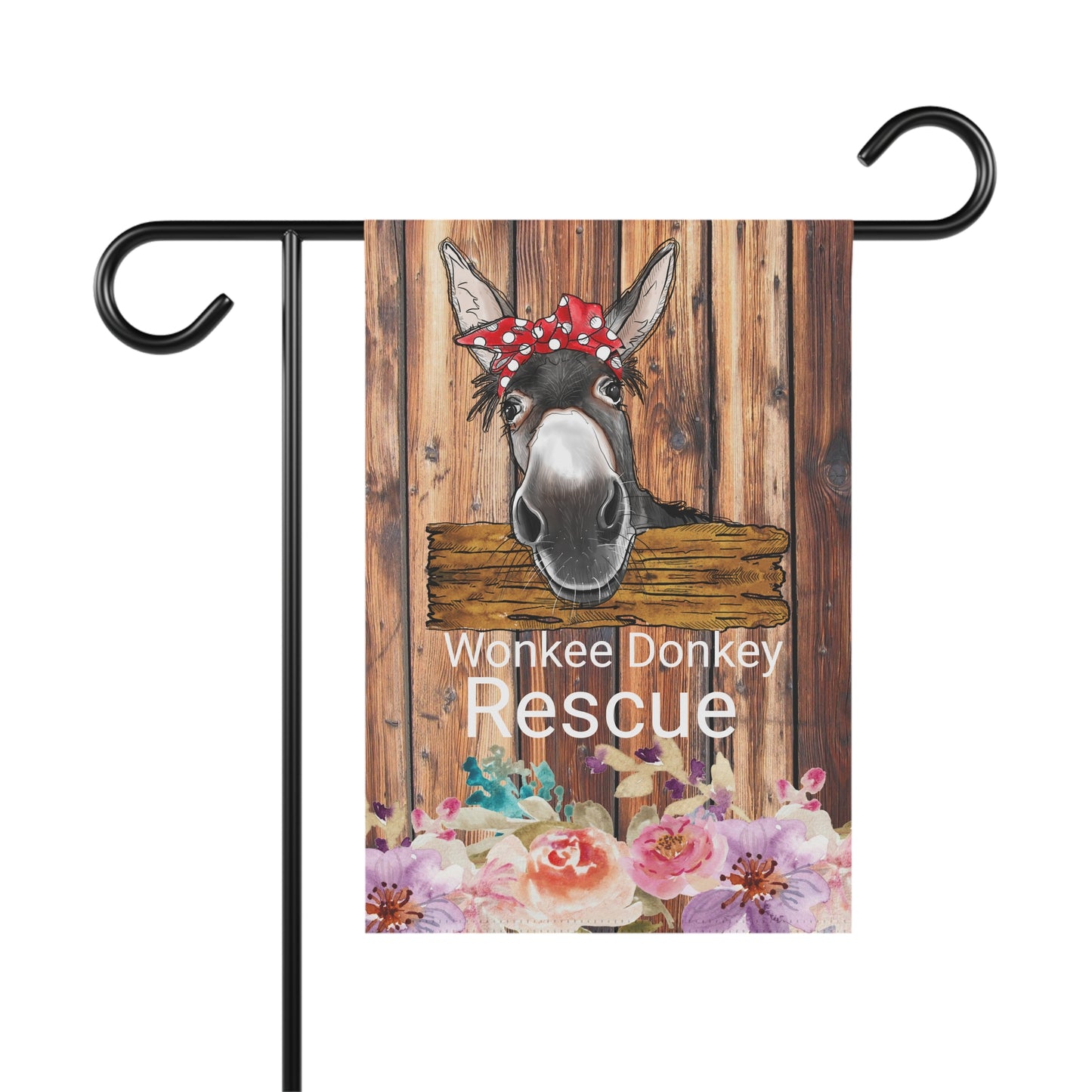 Garden Banner Personalized  Donkey Garden & House Banner