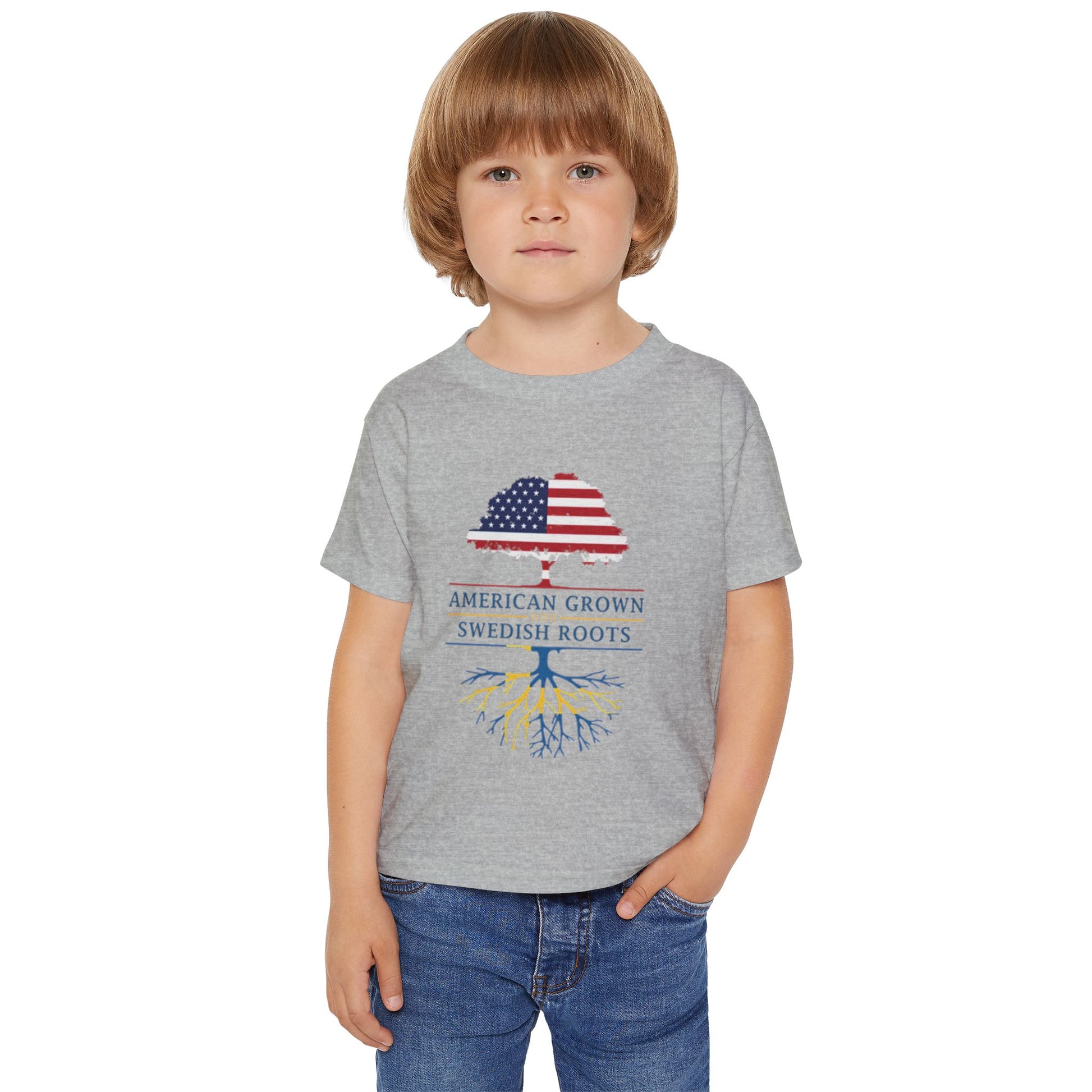 American Grown Swedish Roots Toddler T-Shirt – Roots of Heritage Tee