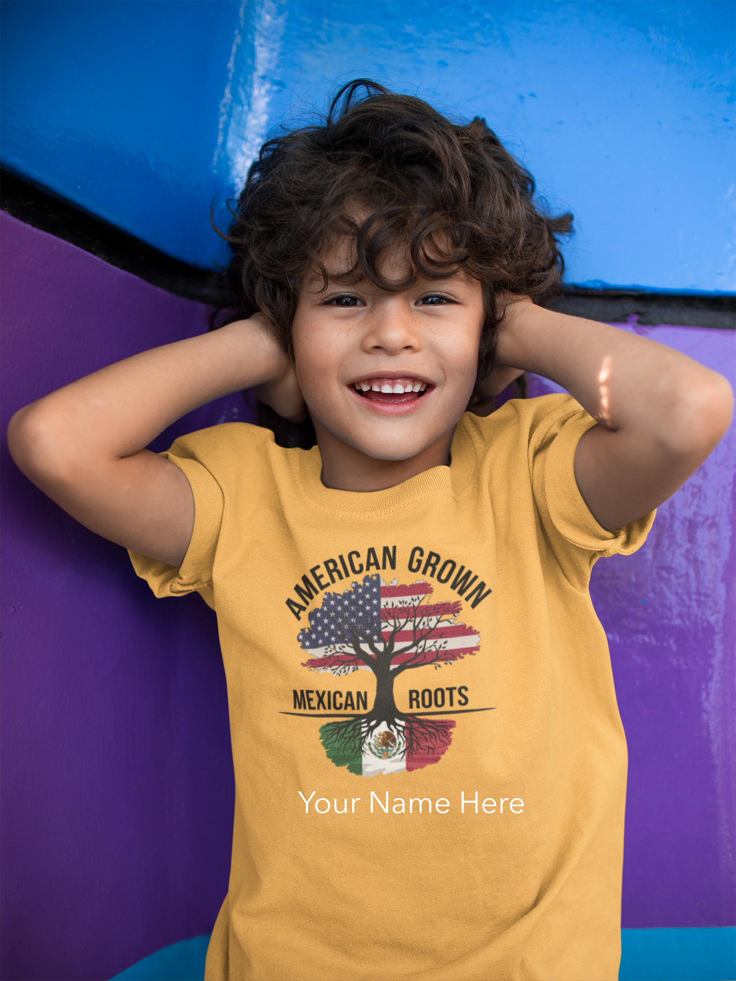 Toddler T-shirt - American Grown Mexican Roots, Mexican  Heritage Baby Tee,  Mexican Ancestry Kid Top