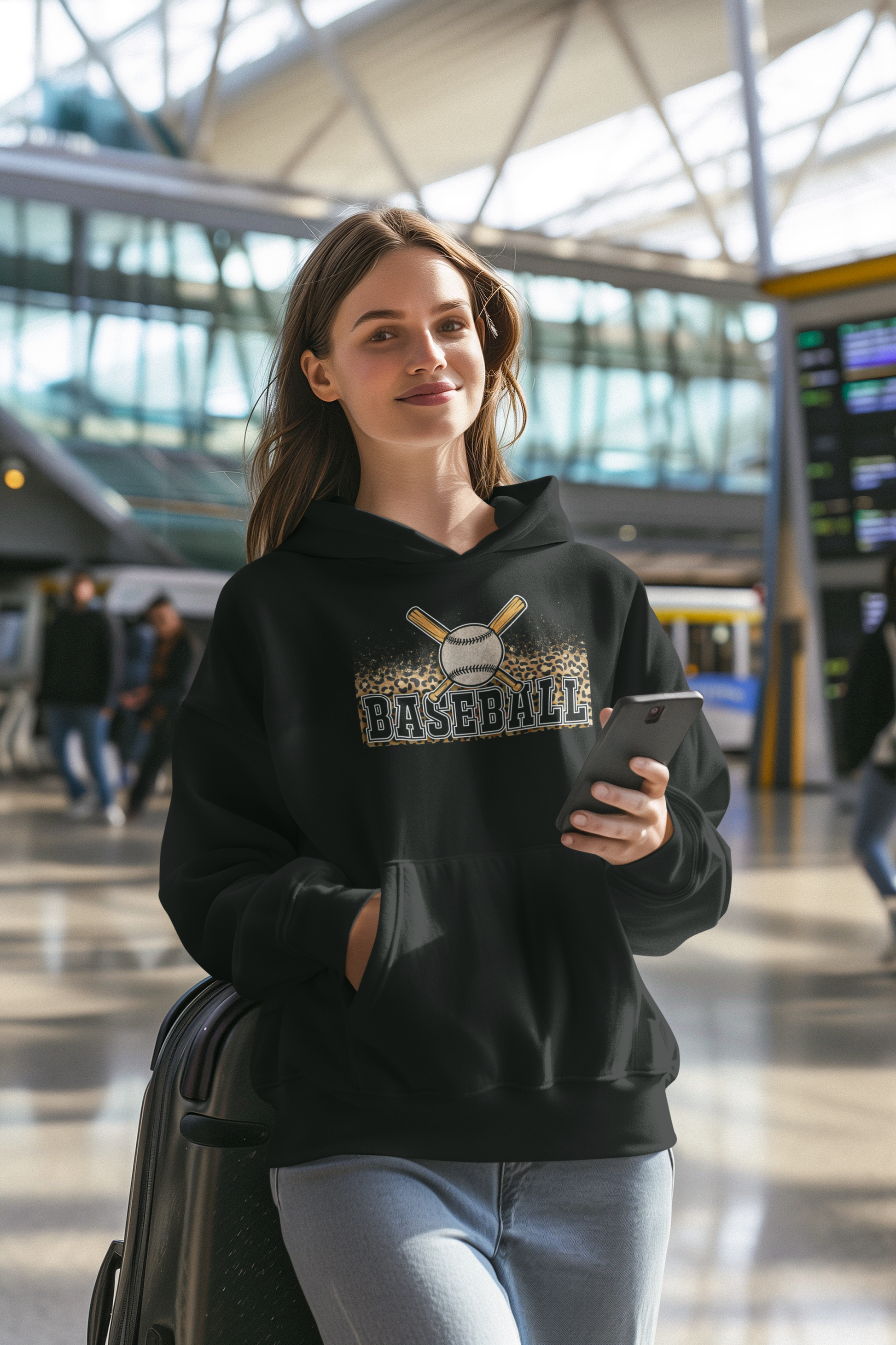 Baseball Sports Unisex Heavy Blend™ Hooded Sweatshirt