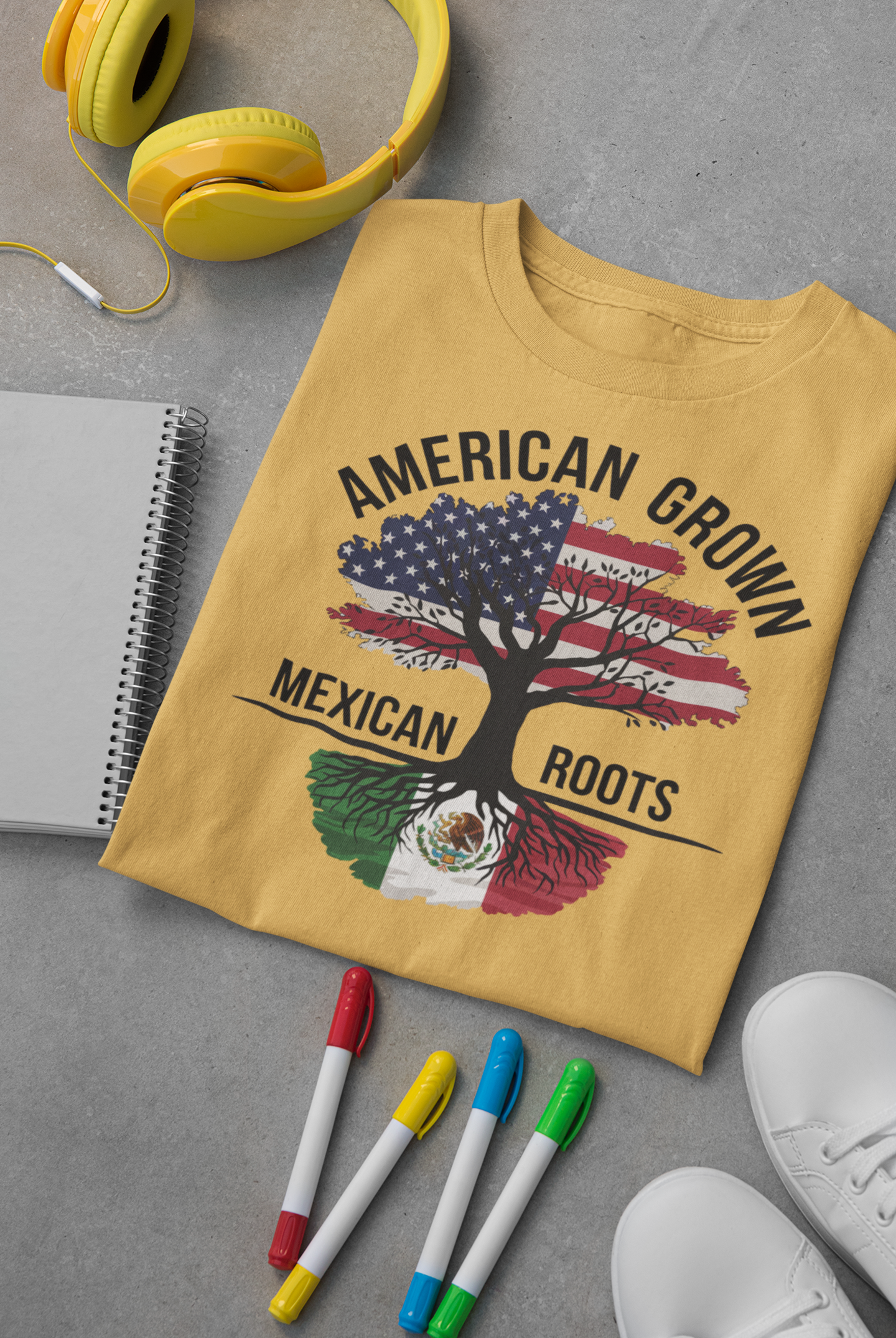 Toddler T-shirt - American Grown Mexican Roots, Mexican  Heritage Baby Tee,  Mexican Ancestry Kid Top