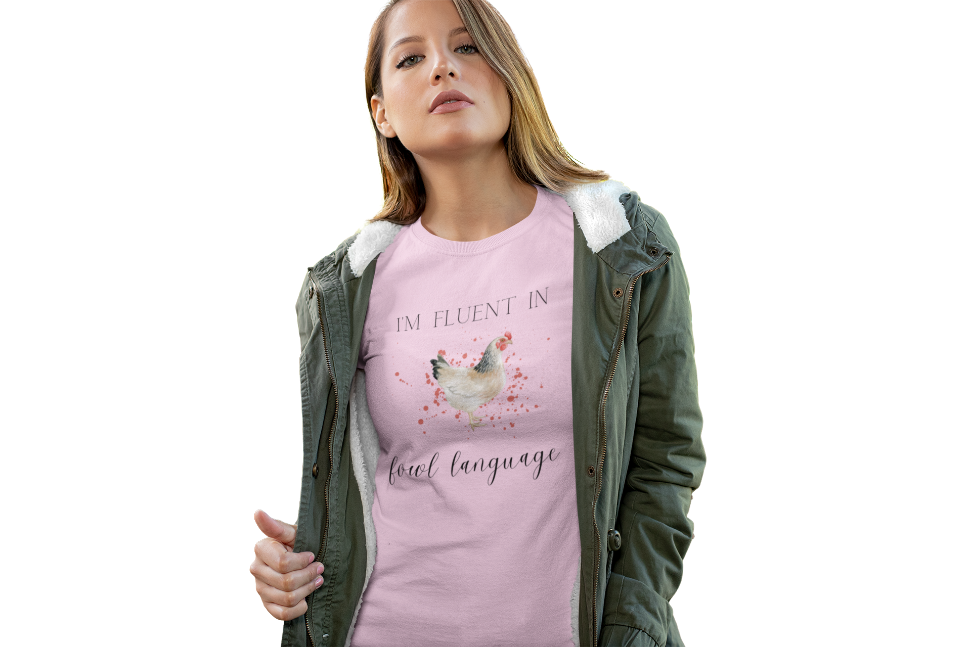 Women's Chicken Tee - Funny Fowl Mother's Day Gift Idea
