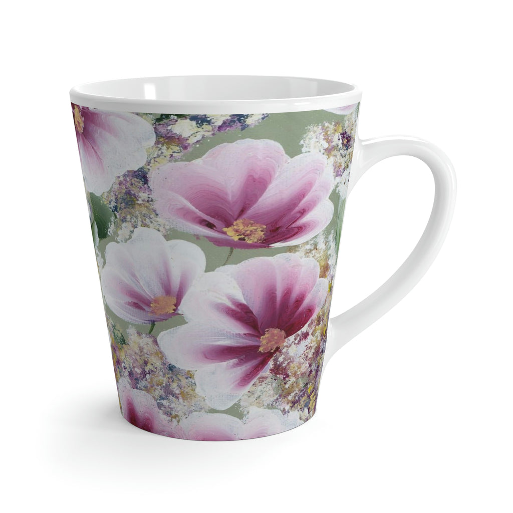 Floral Coffee Mug Spring Flowers Latte & Coffee Mug