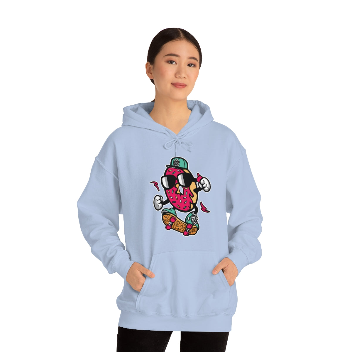 Unisex Hoodie Skating Donut Heavy Blend™ Hooded Sweatshirt