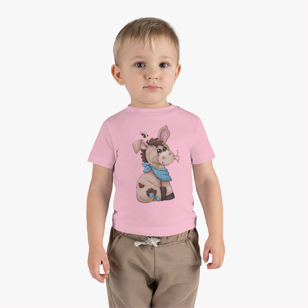 Toddler Tee Dilly Donkey Cotton Jersey Tee