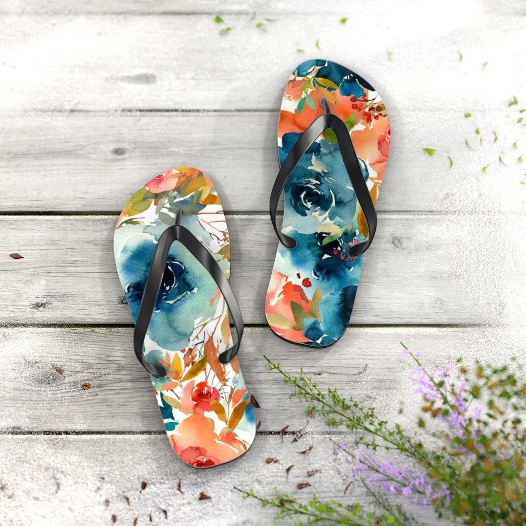 Women's Flip Flops Summer Flowers Beach Wear