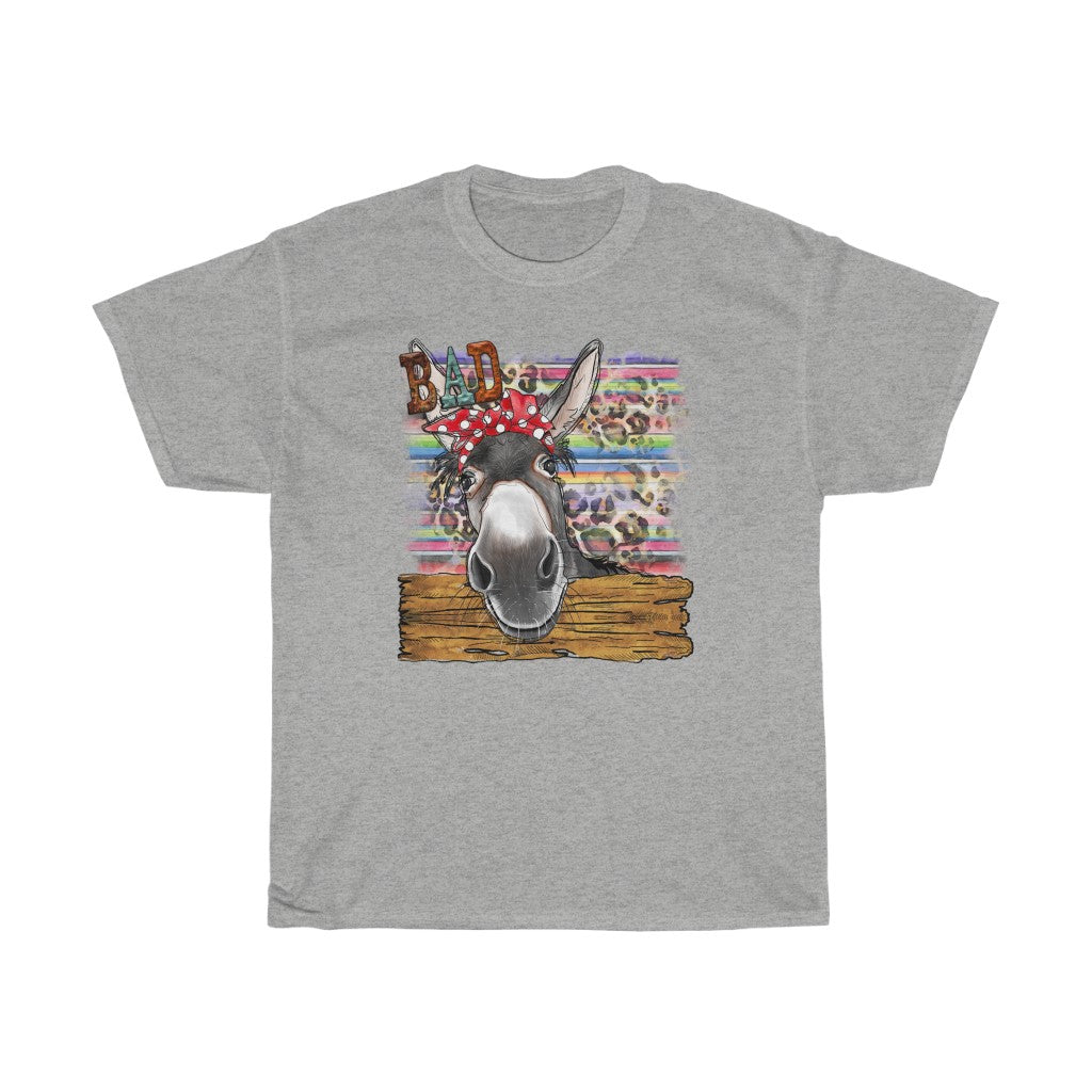 Women's Tee Donkey Shirt With Red Bow Tee