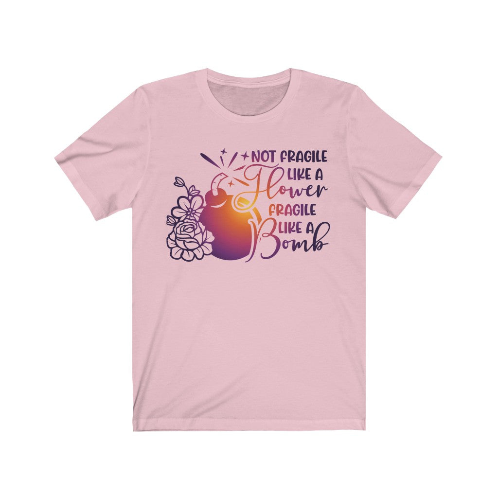 Women's Tee Cute Fragile Like a...Tee Shirt
