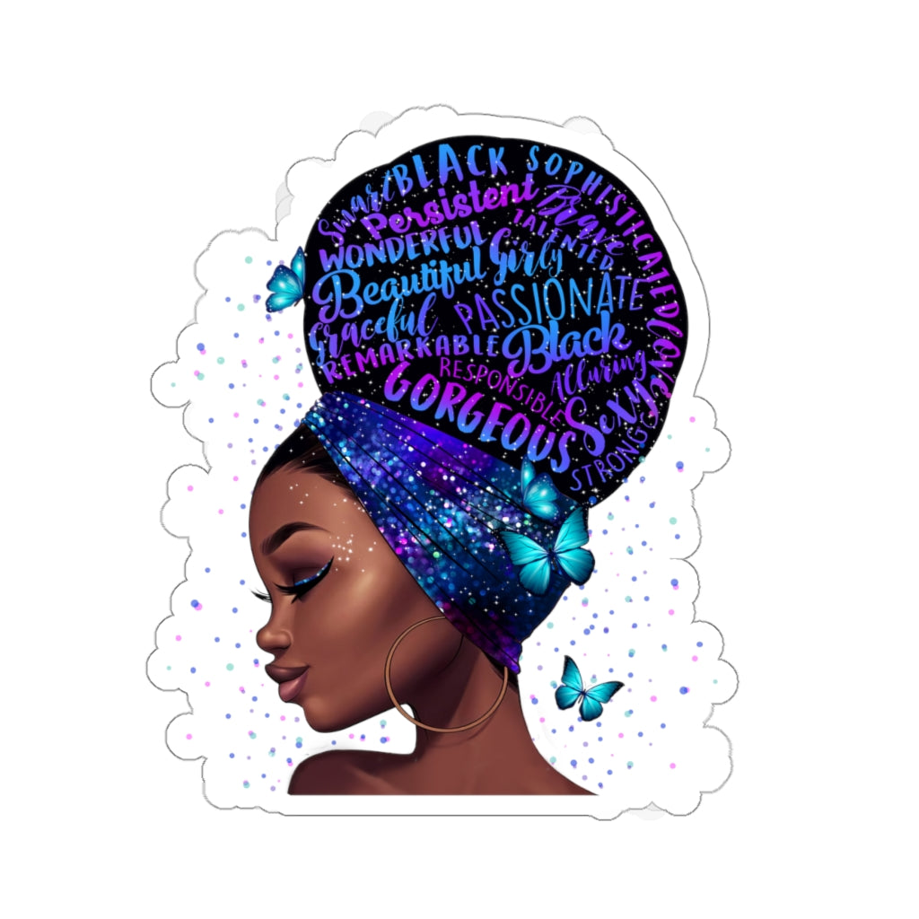 Sticker Black is Beautiful Kiss-Cut Sticker  Two for One Price