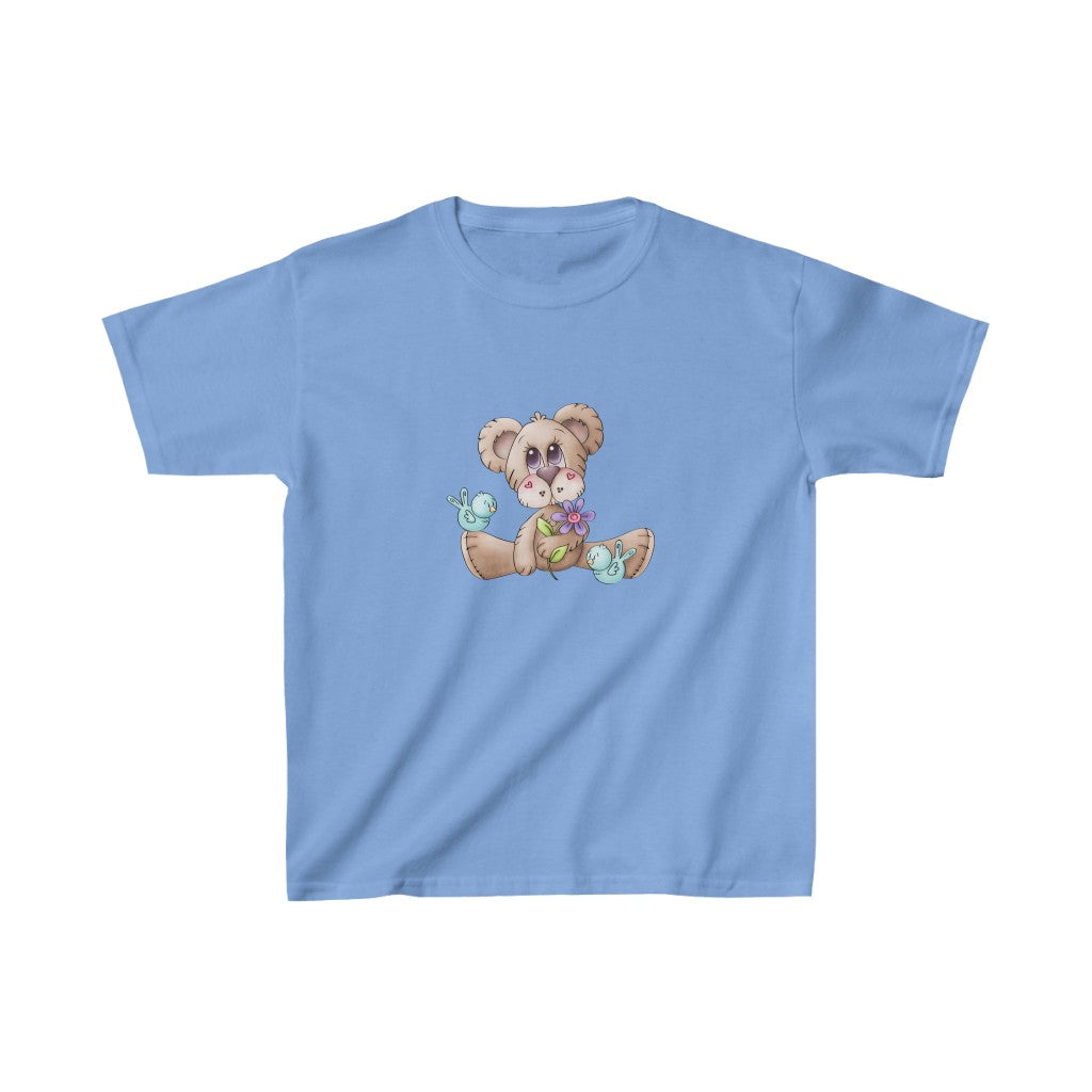 Toddler Blue Tee with brown bear
