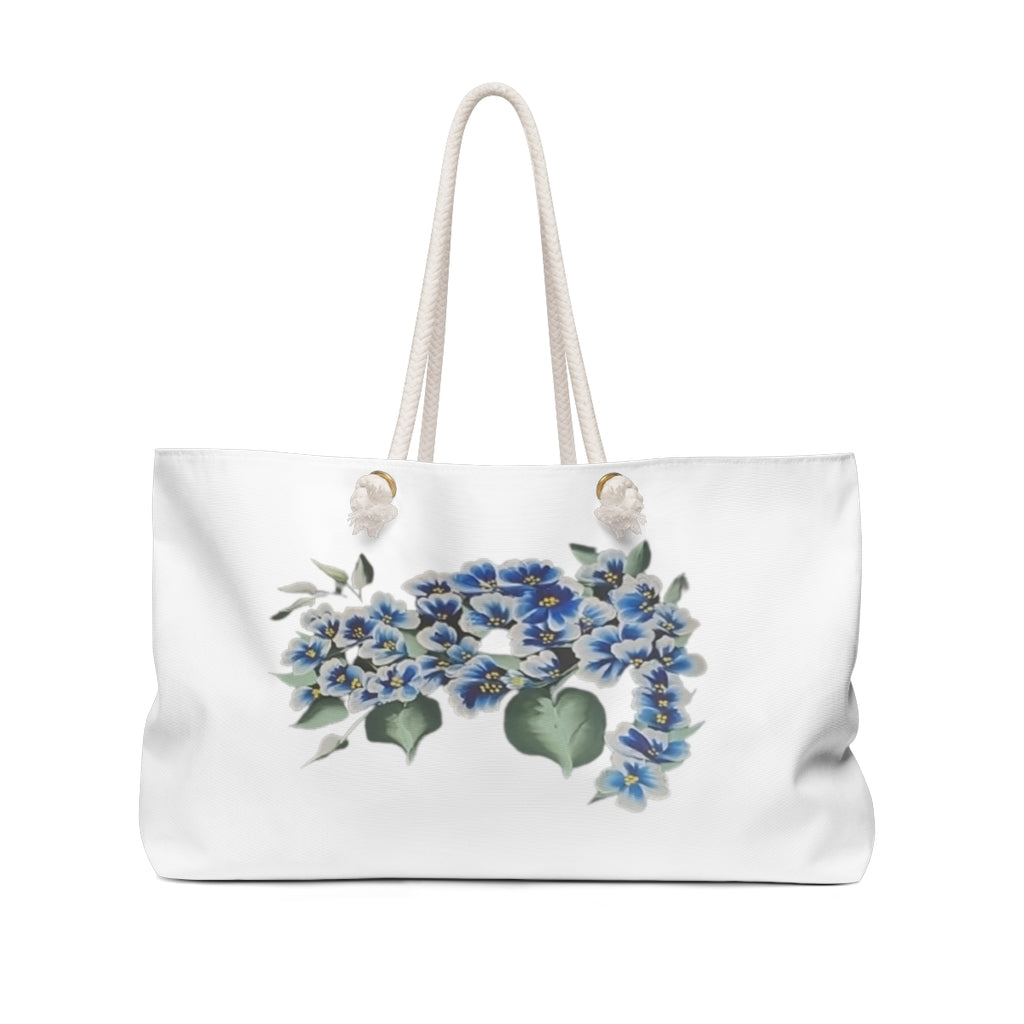 Tote Bag Weekend Blue Poppies Bag