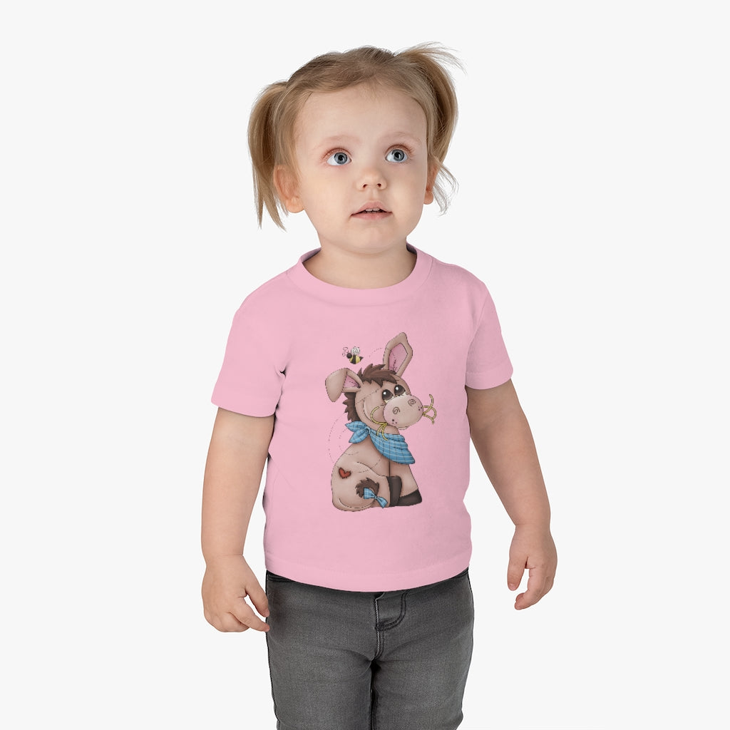 Toddler Tee Dilly Donkey Cotton Jersey Tee