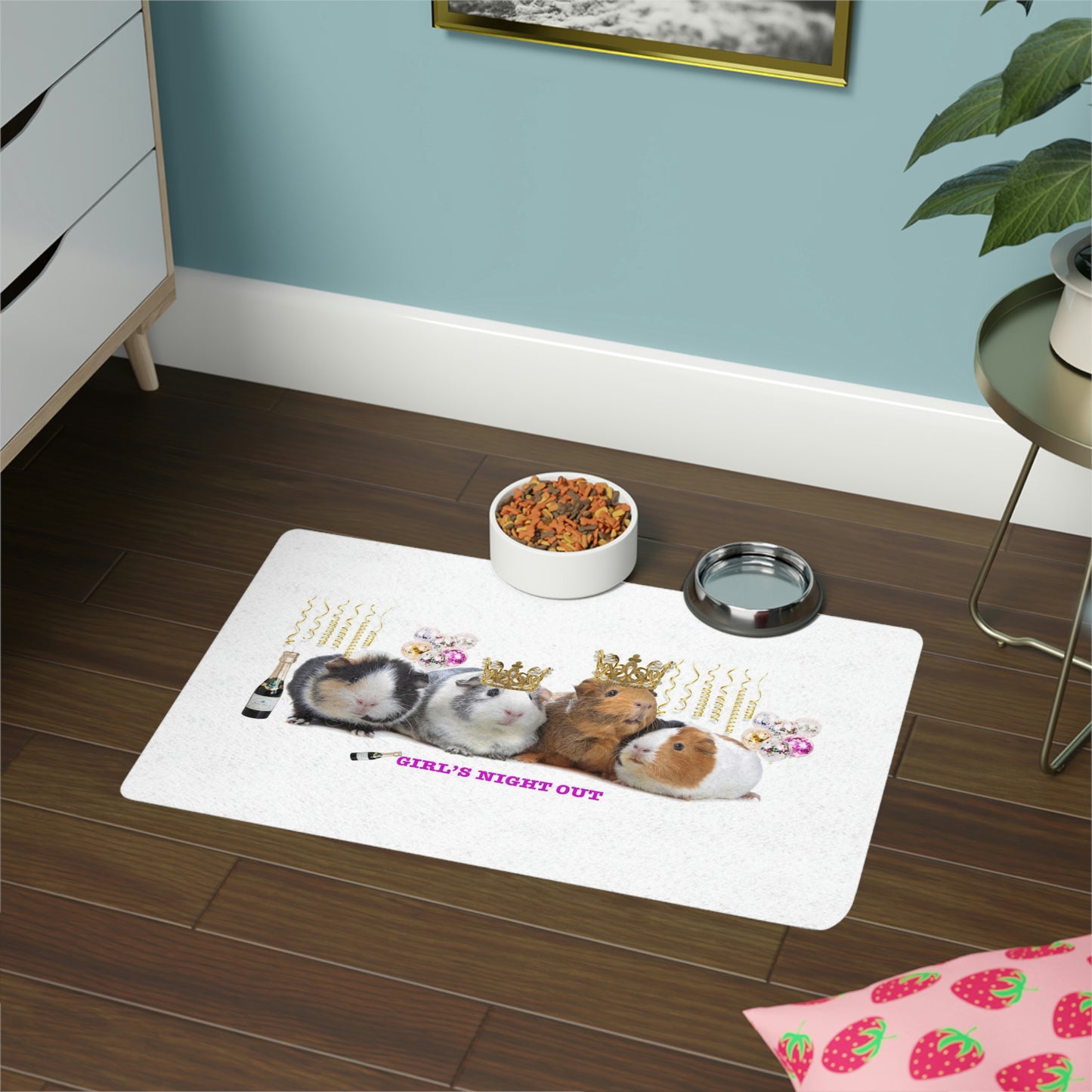 Pet Food Mat Guinea Pig Pet Food Mat (12x18)