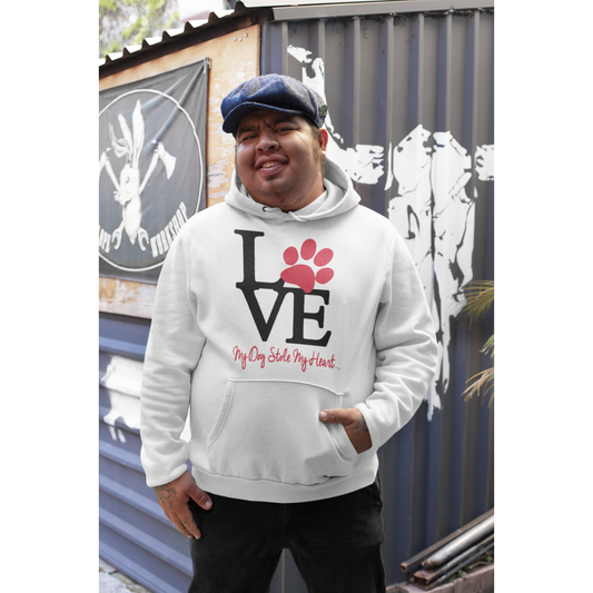 Men's Hoodie My Dog Stole My Heart Hoodie