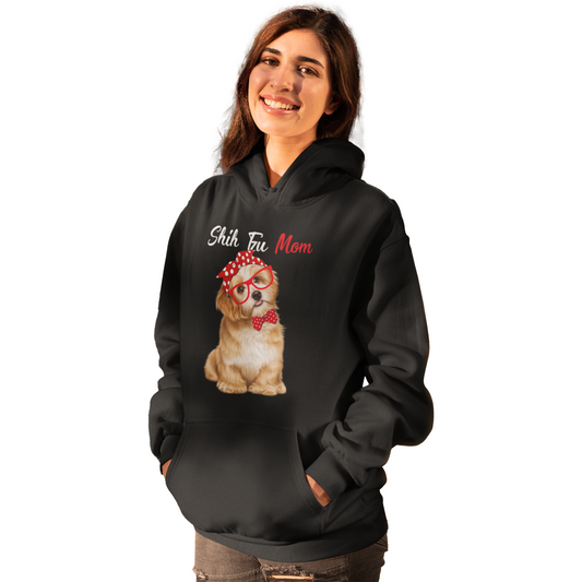 Women's Hoodie Cute Shih Tzu  Mom Hoodie