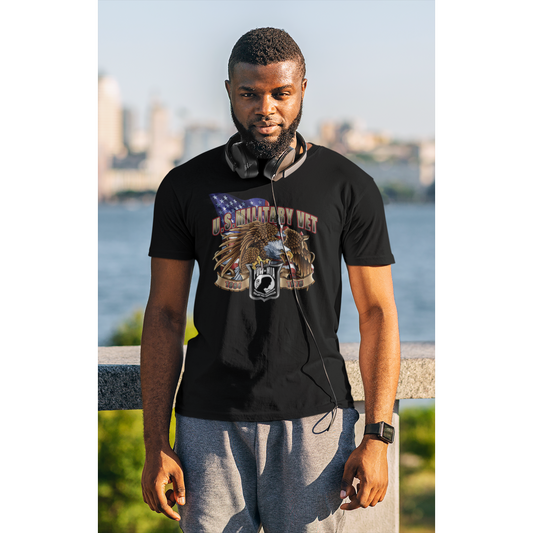 Men's Tee Us Military Patriotic Tee