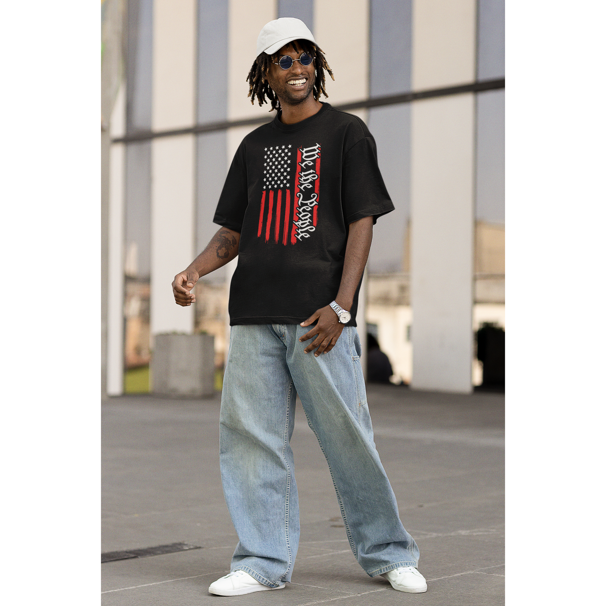 Men's Tee We The People Patriotic Heavy Cotton Tee