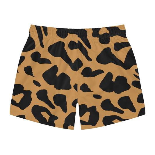Men's Leopard Print Bathing  Suit