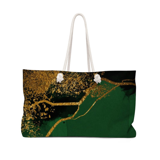 Overnight Bag Weekend Music Art or Emerald Green Beach Bag