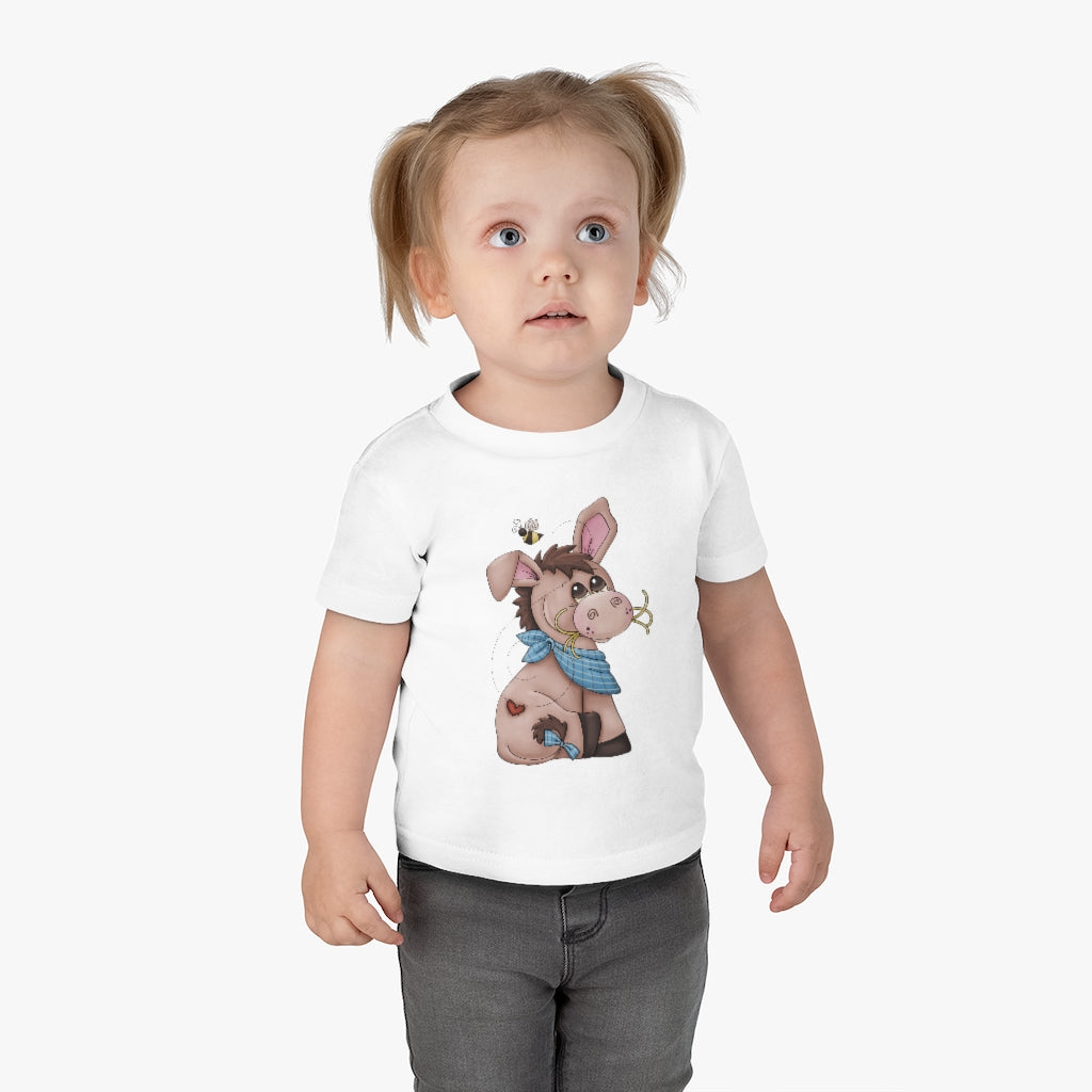 Toddler Tee Dilly Donkey Cotton Jersey Tee