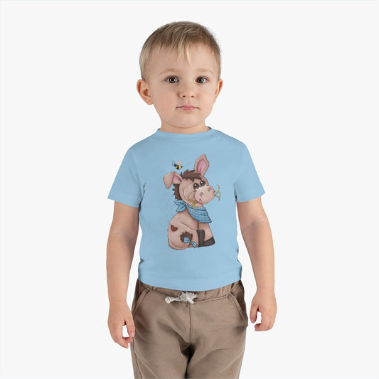 Toddler Tee Dilly Donkey Cotton Jersey Tee
