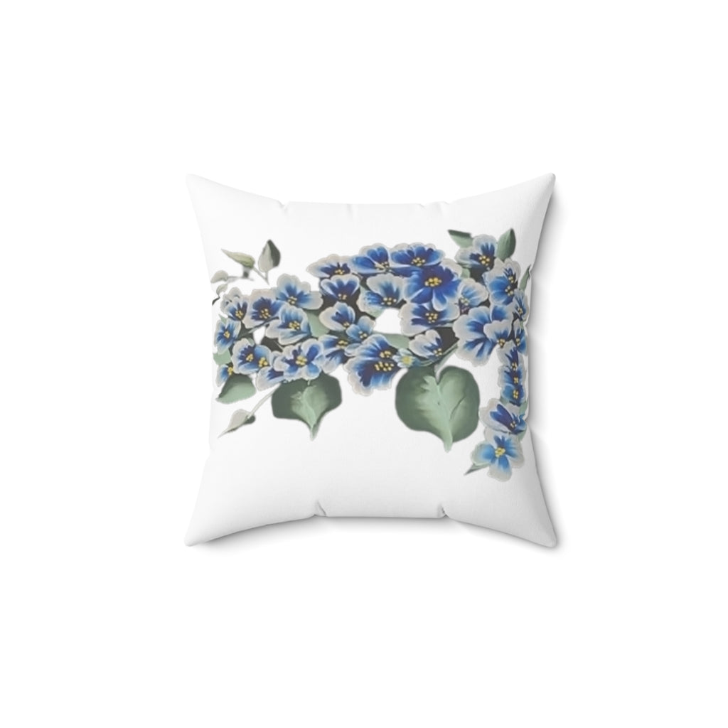 Blue Poppies on Pillow