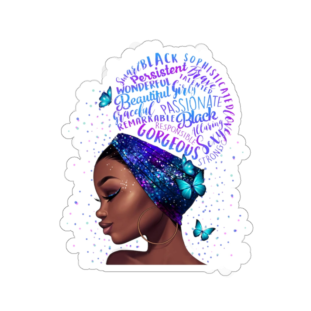 Stickers Black Is Beautiful Kiss-Cut Stickers Two for One Price