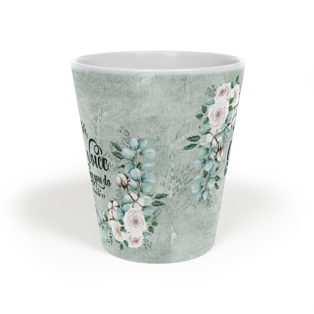 Coffee Mug Listen For God's Voice Latte Mug, 12oz