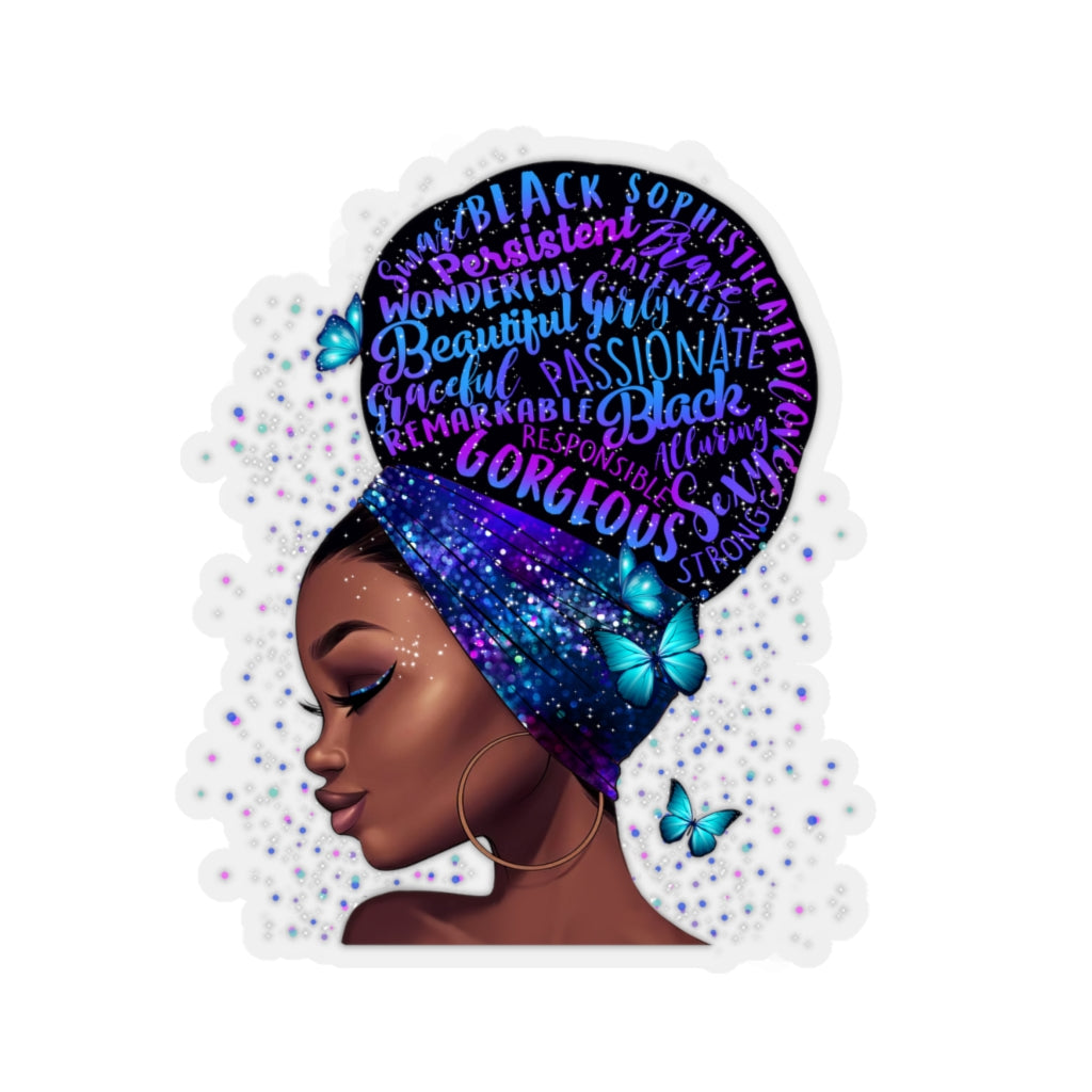 Sticker Black is Beautiful Kiss-Cut Sticker  Two for One Price