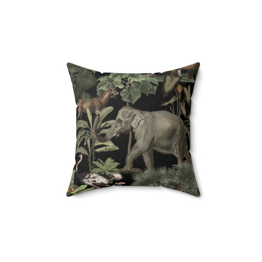 Decorative Pillow African Safari Spun Polyester Square Pillow