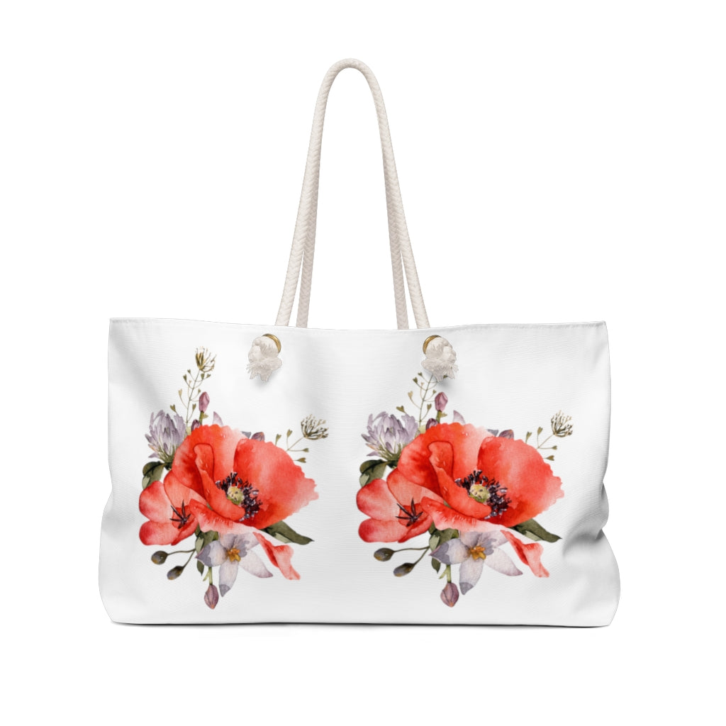 Overnight Bag Gorgeous Peony Flowers Shopping  Artist's  or Beach Bag