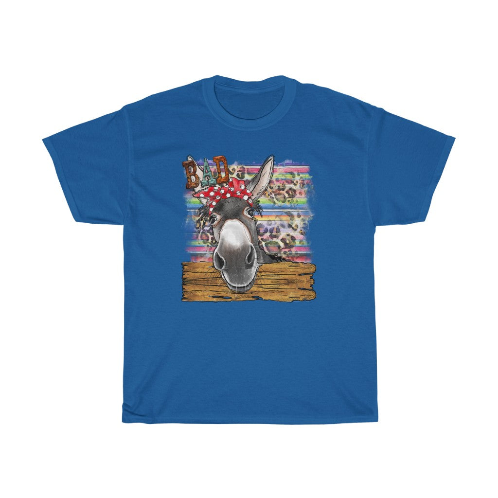 Women's Tee Donkey Shirt With Red Bow Tee