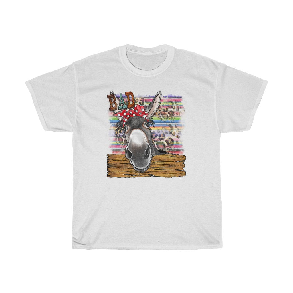 Women's Tee Donkey Shirt With Red Bow Tee