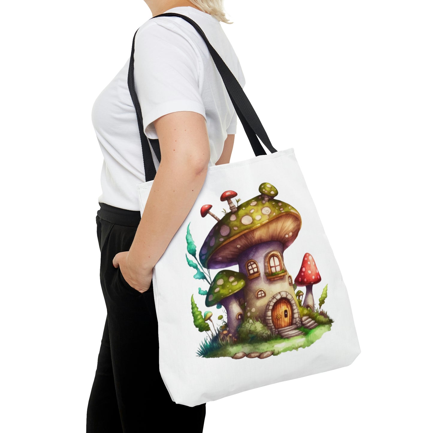 Tote Bag Mushroom Themed Tote Bag