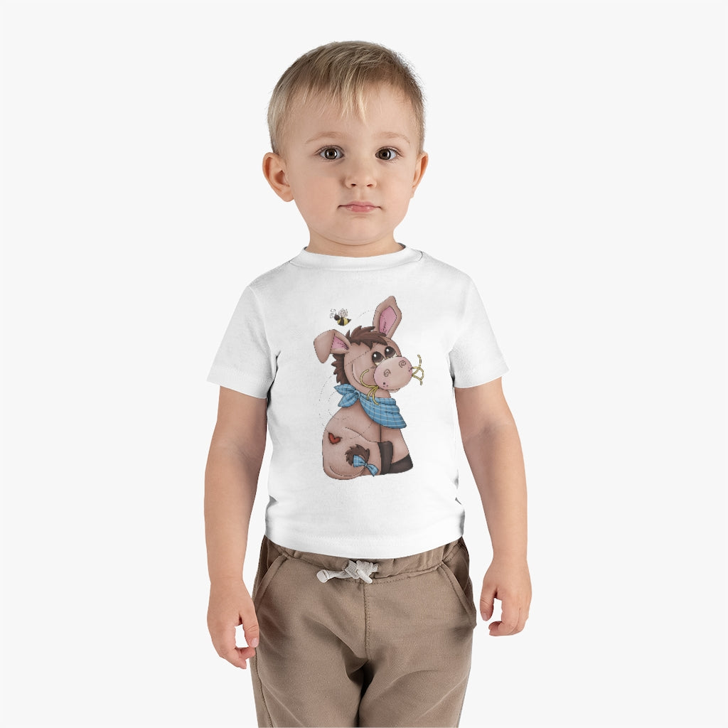 Toddler Tee Dilly Donkey Cotton Jersey Tee